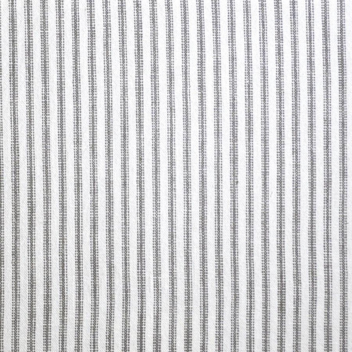 Tick Tock # 508 Nickel by Maxwell Fabric Stripes & Checks 55% LINEN/45% COTTON CHINA V-0.1"H-0.6" 54" - Fabric Carolina -