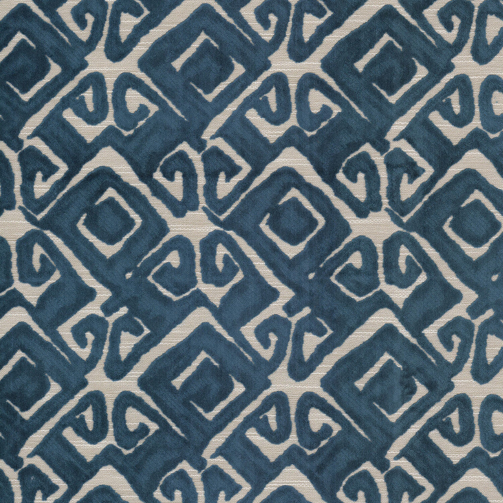 Tracy 1 Cobalt by Stout Fabric Stout Fabric Tracy 1 CobaltFabric Comfortable Living Spray/Ocean 52%Pol 48%Svi India </p><p>Repeat: H: 7, V: 0 54 in - Fabric Carolina -