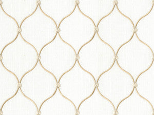 Tramore Antique White 101 by Covington Fabric