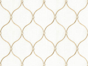 Tramore Antique White 101 by Covington Fabric