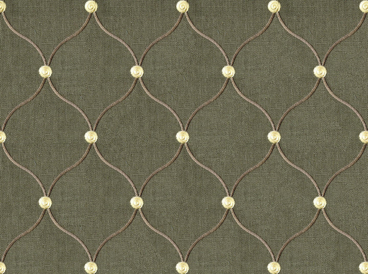 Tramore Truffle 619 by Covington Fabric 100% POLYESTER INA 50000+ Horizontal: 3.5 and Vertical: 5.125 56 - Fabric Carolina -