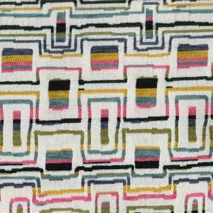 Travis Black by Norbar Fabric 100% POLYESTER CHINA 16 1/4"V 7 1/4"H 57 - Fabric Carolina -