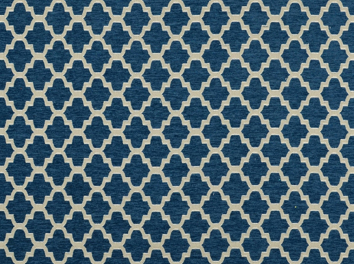 Trellis Walk 593 Indigo by Covington Fabric 100% POLYESTER China Horizontal: 2.5 and Vertical: 2.5 58 - Fabric Carolina -