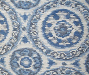 Trepid Indigo by Norbar Fabric SOLEIL 100% POLYESTER USA 13 3/8"V 13 3/4"H 54 - Fabric Carolina -
