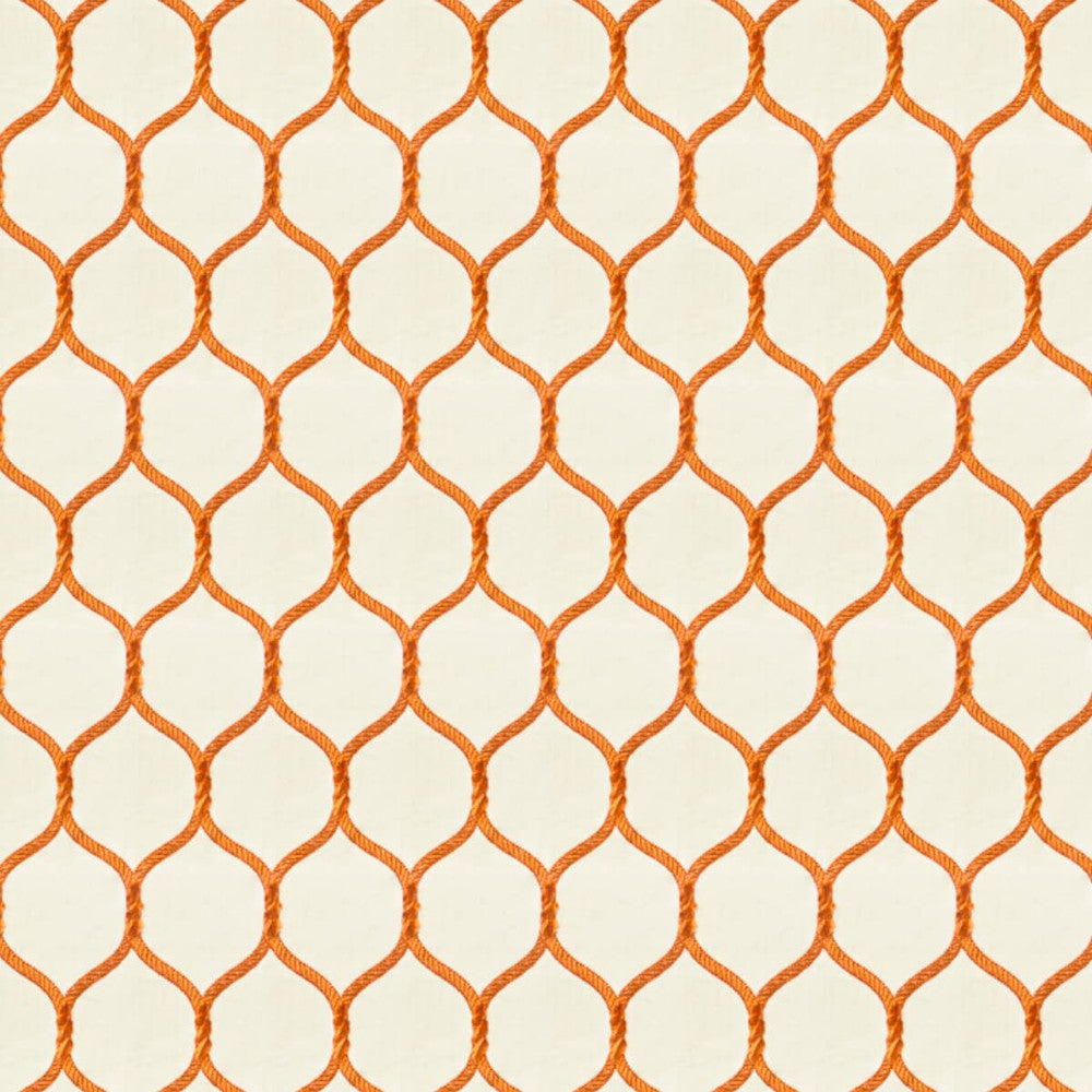 Trieste 8 Melon by Stout Fabric Rainbow Library Tangerine/Clove 100% Cotton Embroidery INDIA MARTINDALE WEAR TEST (18 000 CIRCULAR RUBS) Horizontal: 3.625 and Vertical: 6.375 51.25 in - Fabric Carolina -