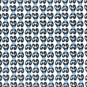 Trinket 3 Navy by Aoc Fabric