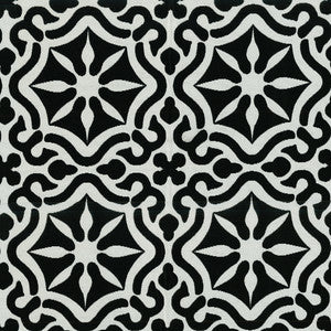 Tilework 909 Midnight by SolarShade Fabric