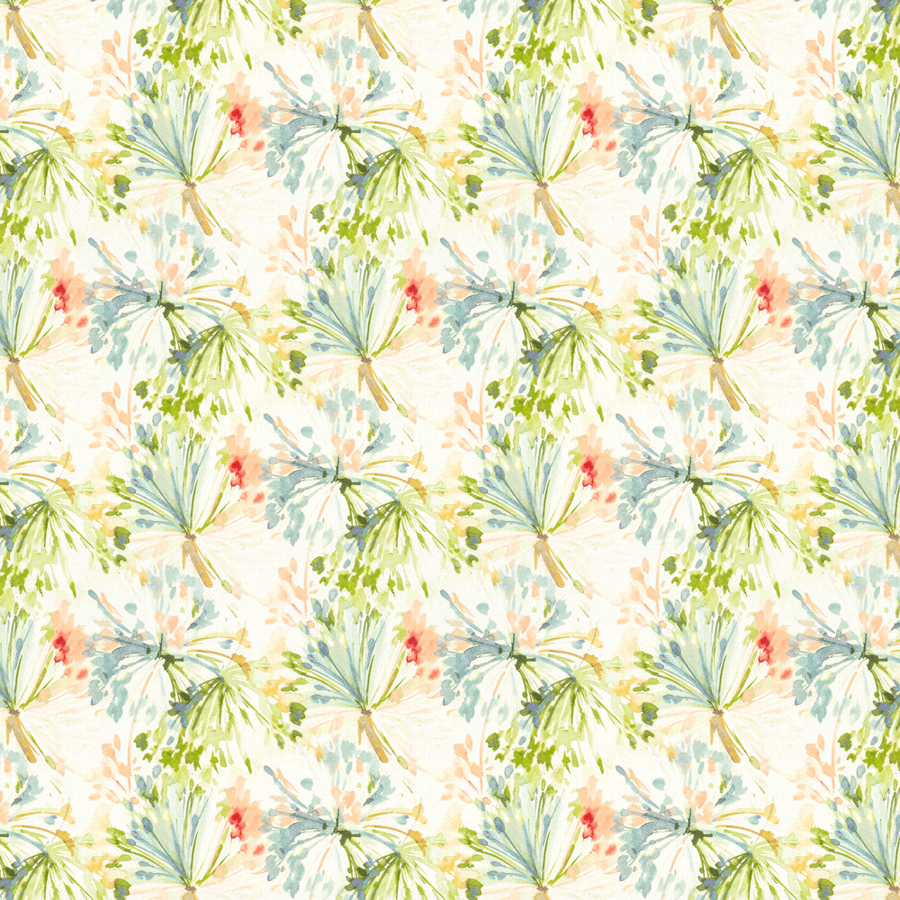Troy 1 Peach by Stout Fabric RAINBOW LIBRARY TILE/SORBET 100%COT INDIA Horizontal: 13.500 and Vertical: 13.500 54 in - Fabric Carolina -