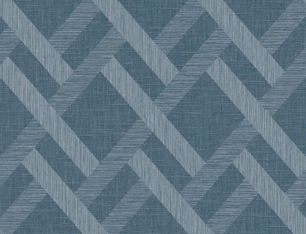 Linen Trellis Nautica by Seabrook Wallpaper Even More Textures United States 60.53 20.87" 27" - Fabric Carolina -
