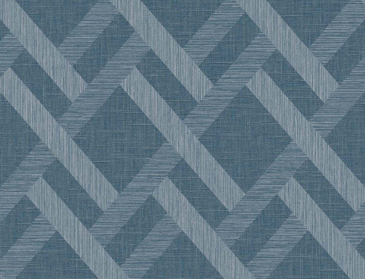 Linen Trellis Nautica by Seabrook Wallpaper Even More Textures United States 60.53 20.87" 27" - Fabric Carolina -