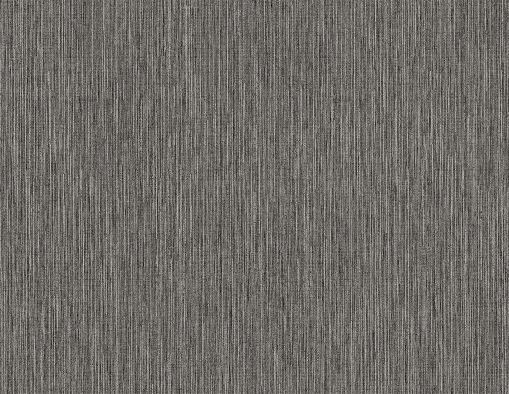 Vertical Stria Graphite & Metallic Silver by Seabrook Wallpaper Even More Textures United States 60.53 0" 27" - Fabric Carolina -