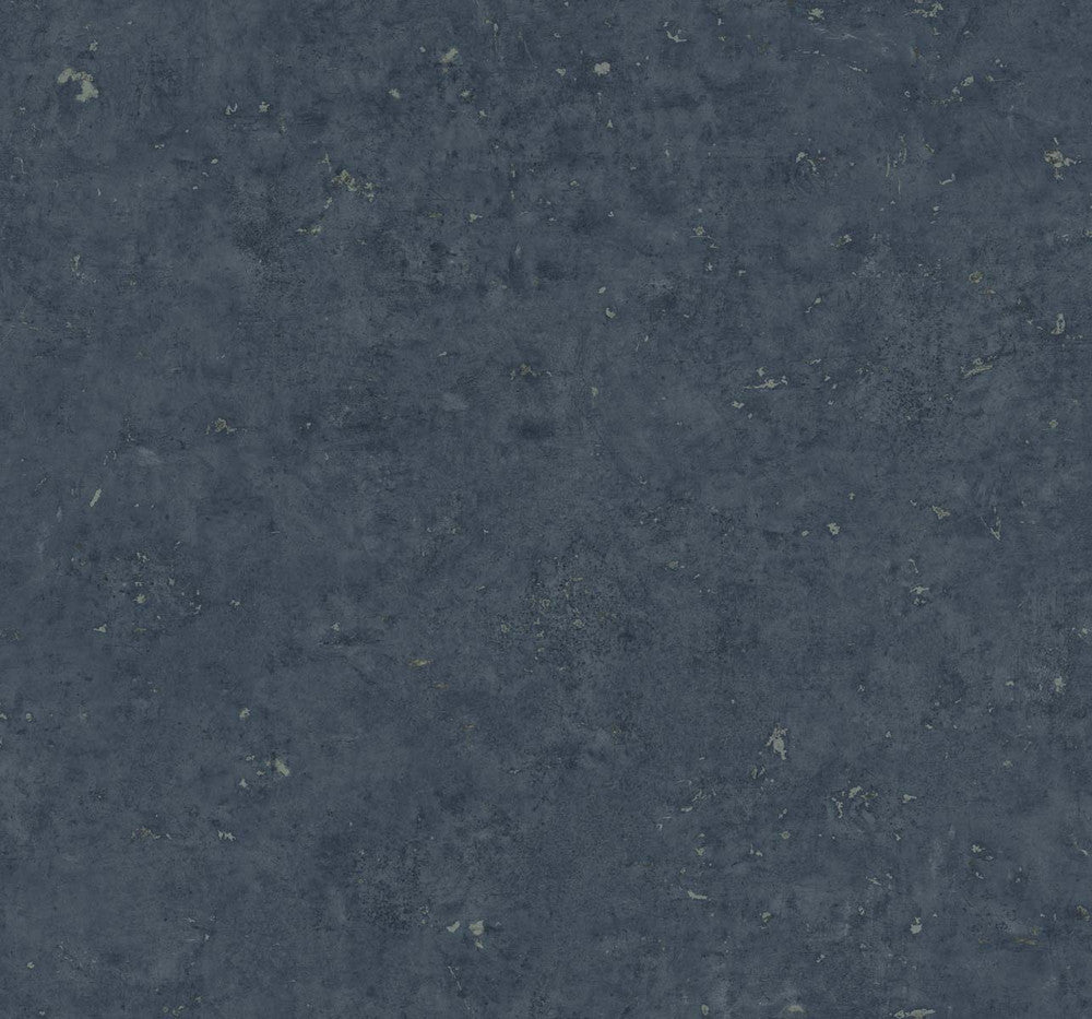 Cement Faux Storm Blue & Metallic Graphite by Seabrook Wallpaper Even More Textures United States 60.53 25.2" 27" - Fabric Carolina -
