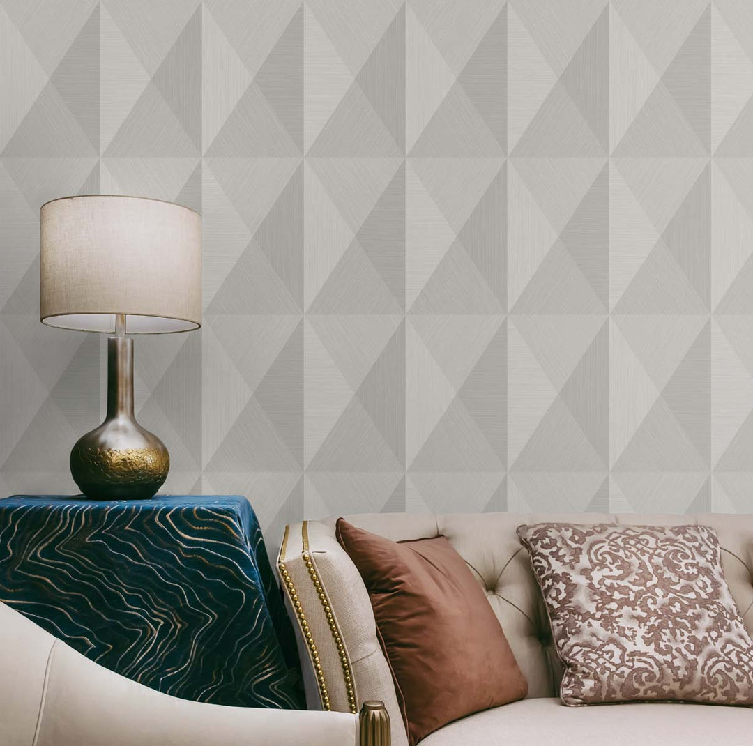 Pinnacle Mink TS81608 by Seabrook Designs Designer Wallpaper