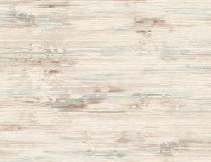 Silk Mistral Rust & Seaside by Seabrook Wallpaper