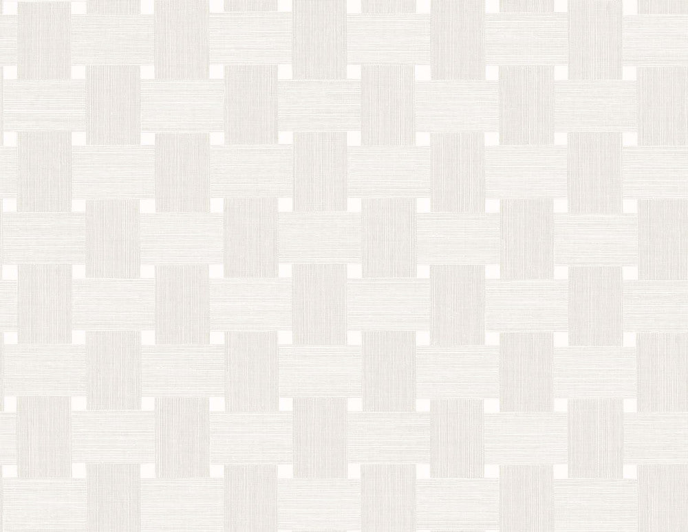 Basketweave Caster Sugar by Seabrook Wallpaper Even More Textures United States 60.53 20.87" 27" - Fabric Carolina -
