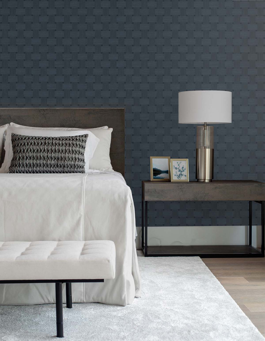 Basketweave Alpha TS81802 by Seabrook Designs Designer Wallpaper
