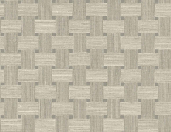 Basketweave Yerba by Seabrook Wallpaper Even More Textures United States 60.53 20.87" 27" - Fabric Carolina -