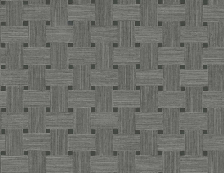 Basketweave Greyhound by Seabrook Wallpaper Even More Textures United States 60.53 20.87" 27" - Fabric Carolina -