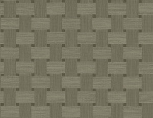 Basketweave Raw Umber by Seabrook Wallpaper