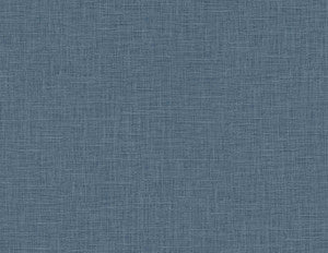 Myrna Linen Marine Blue by Seabrook Wallpaper