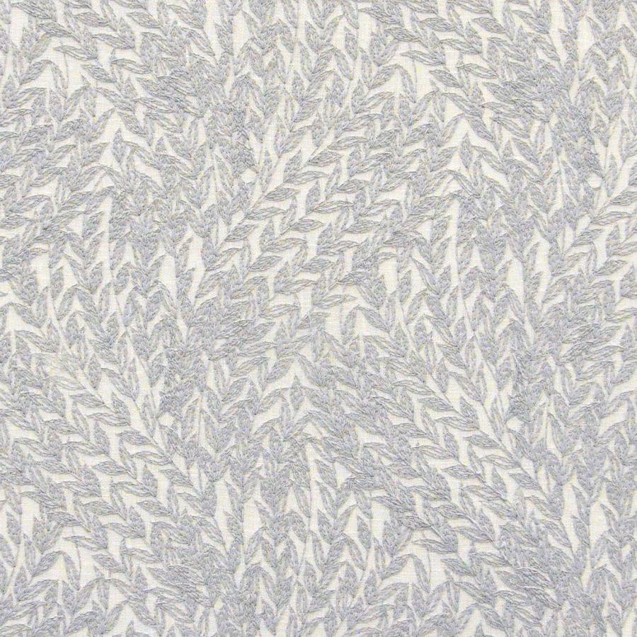 Thornbush # 421 Pigeon by Maxwell Designer Fabric Color Theory-Vol.Vi Flagstone 70% POLYESTER/30% COTTON INDIA V-8.8"H-6.8" 54" - Swanky Fabrics -