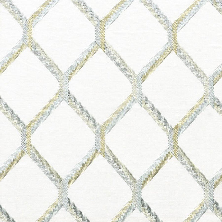 Trello # 822 Harbor by Maxwell Fabric COLOR THEORY-VOL.VI ODYSSEY 75% COTTON/25% RAYON INDIA V-6.25"H-4.35" 54"EMB.52" - Fabric Carolina -