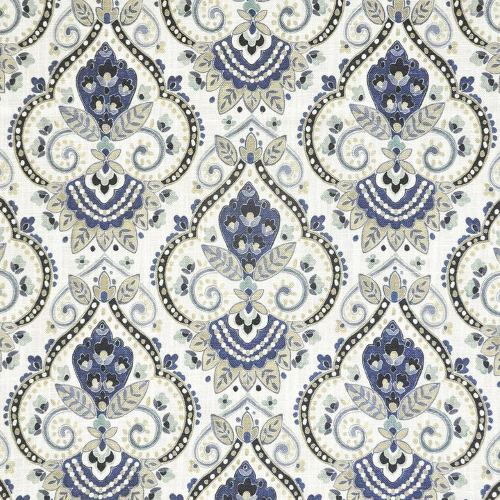 Tressa # 829 Indigo by Maxwell Designer Fabric Color Theory-Vol.Vi Odyssey 67% VISCOSE/33% LINEN SPAIN V-13.5"H-13.5" 54" - Swanky Fabrics -
