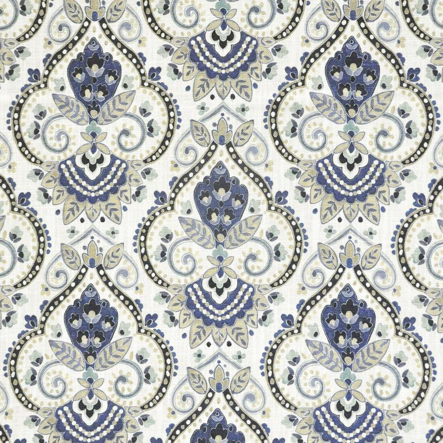 Tressa # 829 Indigo by Maxwell Fabric Color Theory-Vol.Vi Odyssey 67% VISCOSE/33% LINEN SPAIN V-13.5"H-13.5" 54" - Fabric Carolina -
