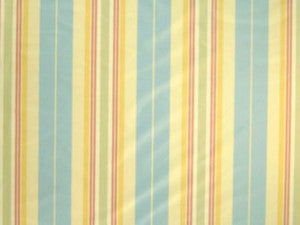 Scalamandre Fabric Ashley Stripe Blue, Gold & Beige