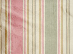 Scalamandre Fabric Ariel Stripe Strawberry Caramel