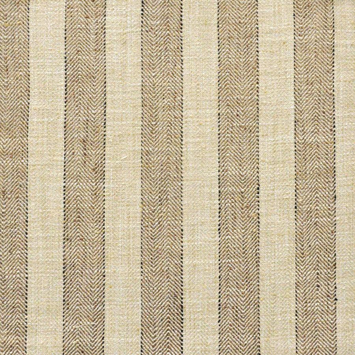 Tower Road # 617 Mocha by Maxwell Fabric Stripes & Checks Ii 100% POLYESTER INDIA H-3" 54" - Fabric Carolina -