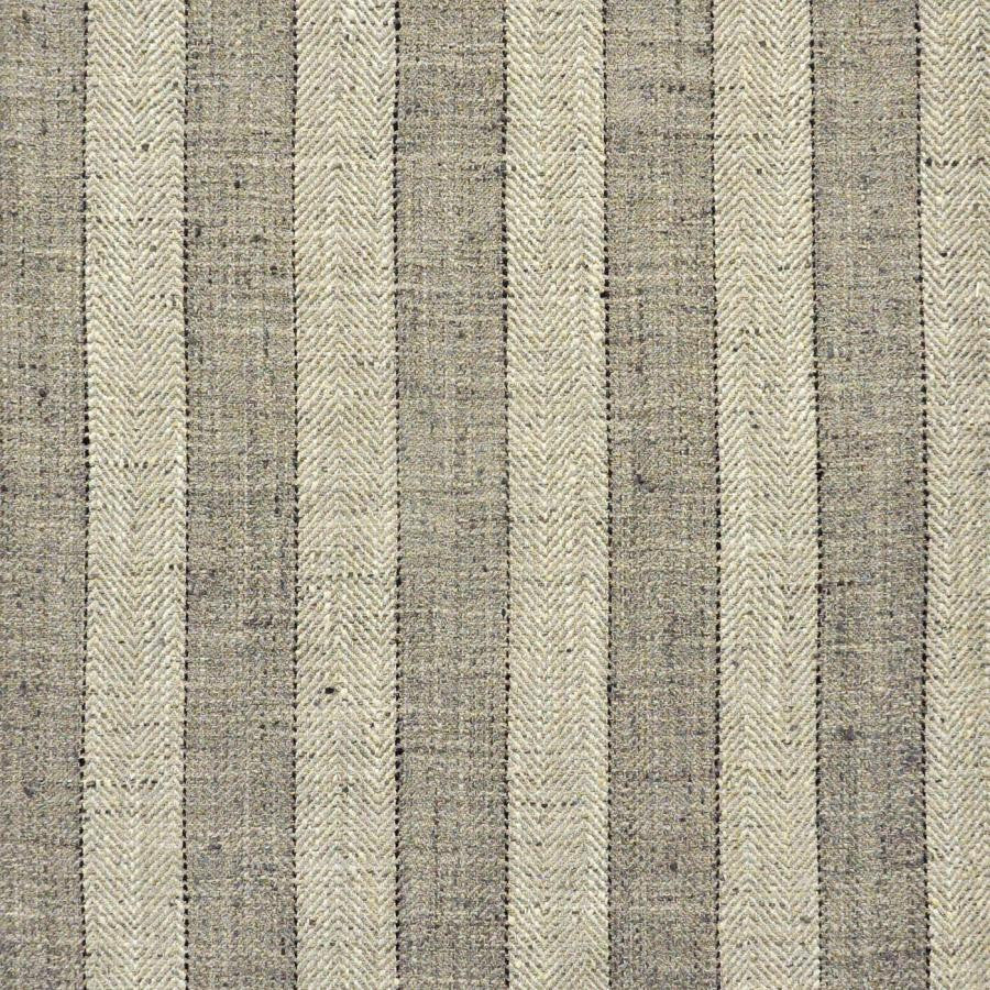 Tower Road # 624 Smoke by Maxwell Designer Fabric Stripes & Checks Ii 100% POLYESTER INDIA H-3" 54" - Swanky Fabrics -