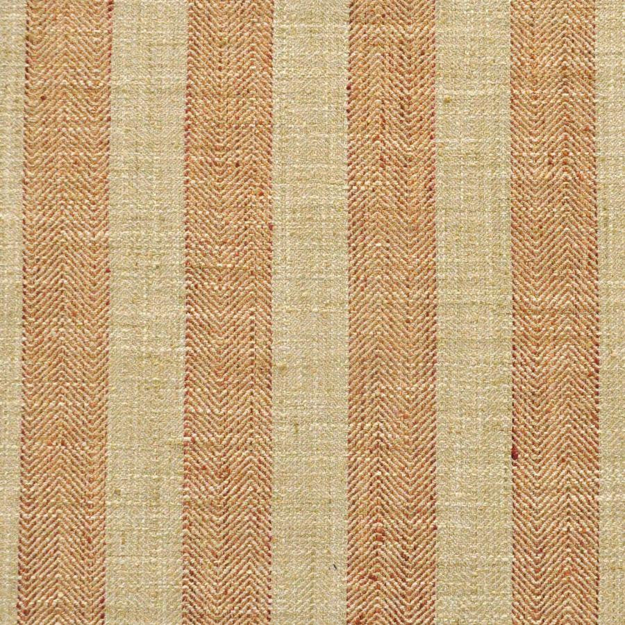 Tower Road # 650 Apricot by Maxwell Fabric Stripes & Checks Ii 100% POLYESTER INDIA H-3" 54" - Fabric Carolina -