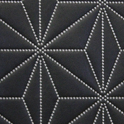 Tilt-Nj # 216 Noir by Maxwell Designer Fabric Memos Only-Coated Fabrics FACE: 100% POLYURETHANE
BACKING: 100% POLYESTER KOREA V-3.4" H-4.4" 53" - Swanky Fabrics -
