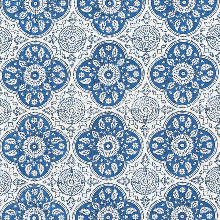 Tucson 1 Bluebird by Aoc Designer Fabric THE ART OF COLOR WELL KEPT SECRET 54%LIN 46%COT INDIA Horizontal: 5.875 and Vertical: 5.875 54 in - Swanky Fabrics -