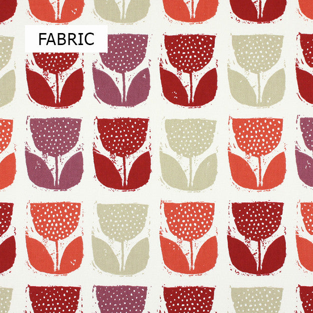 TULIP 47J6991 by JF Fabric GARDEN PARTY 100% Cotton PAKISTAN (see sample) Horizontal: 13.375 and Vertical: 12.500 54.00 - Fabric Carolina -