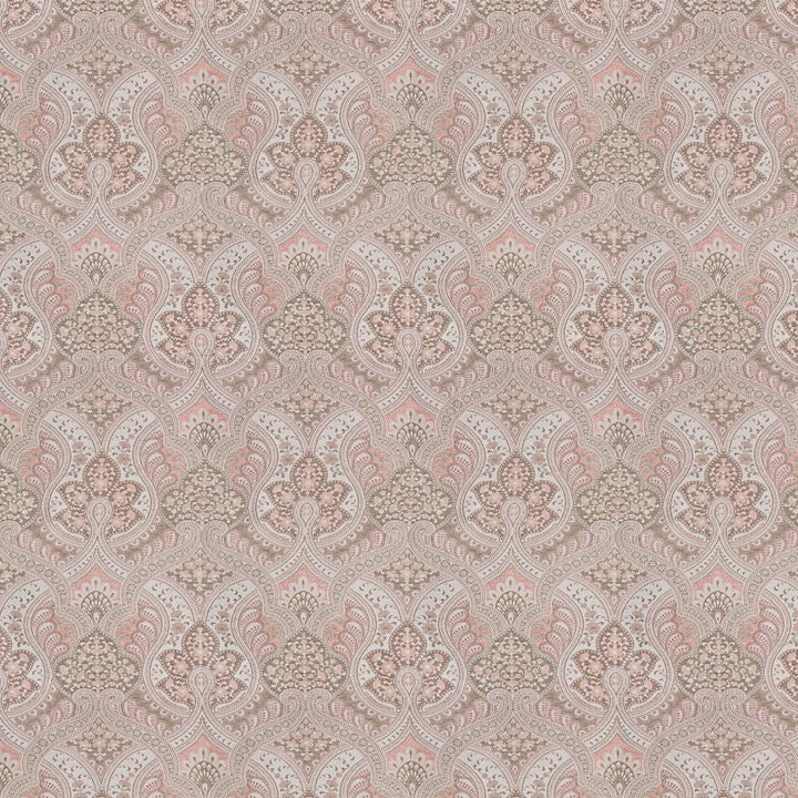 Turnout 22J8011 by JF Designer Fabric Color Concepts Coral Sky 100% Polyester India 15000 Horizontal: 13.625 and Vertical: 25.625 55 - Swanky Fabrics -