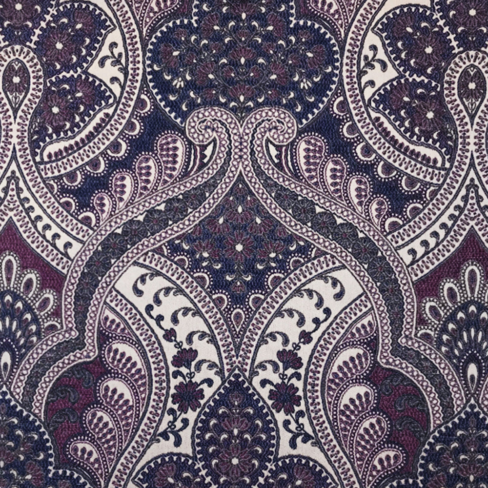 TURNOUT 57J8011 by JF Designer Fabric Color Concepts Coral Sky 100% Polyester India  Horizontal: 13.625 and Vertical: 25.625 55  - Swanky Fabrics -