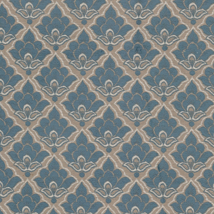 Turret 5 Pacific by Stout Fabric Stout Fabric Turret 5 PacificFabric GREAT IMPRESSIONS BLUE/SPA 52%SVI 32%POL 16%COT USA </p><p>Repeat: H: 4.875, V: 4.500 57.5 in - Fabric Carolina -