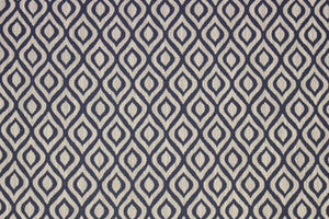 Tut Indigo by Richloom Fabric