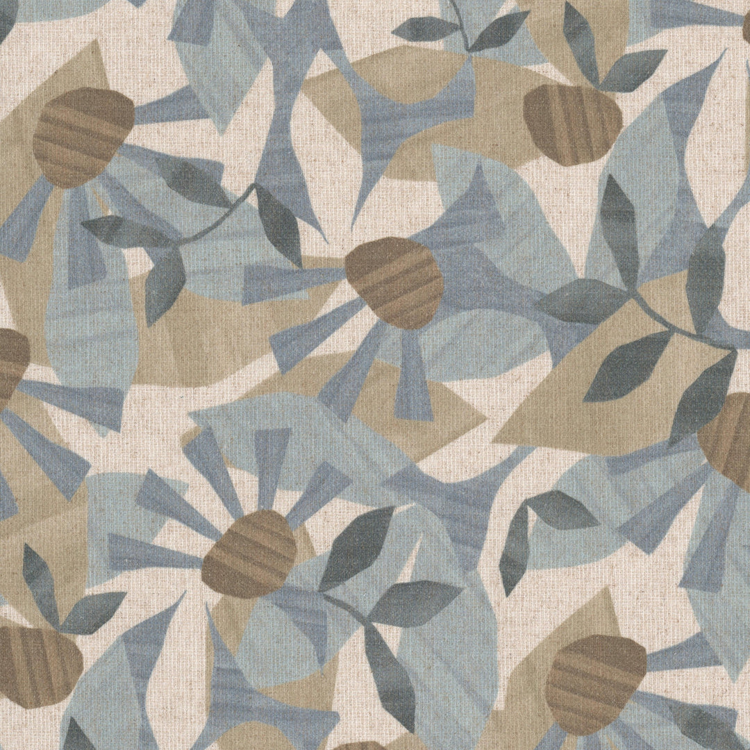 Twig 1 Blue by Stout Designer Fabric