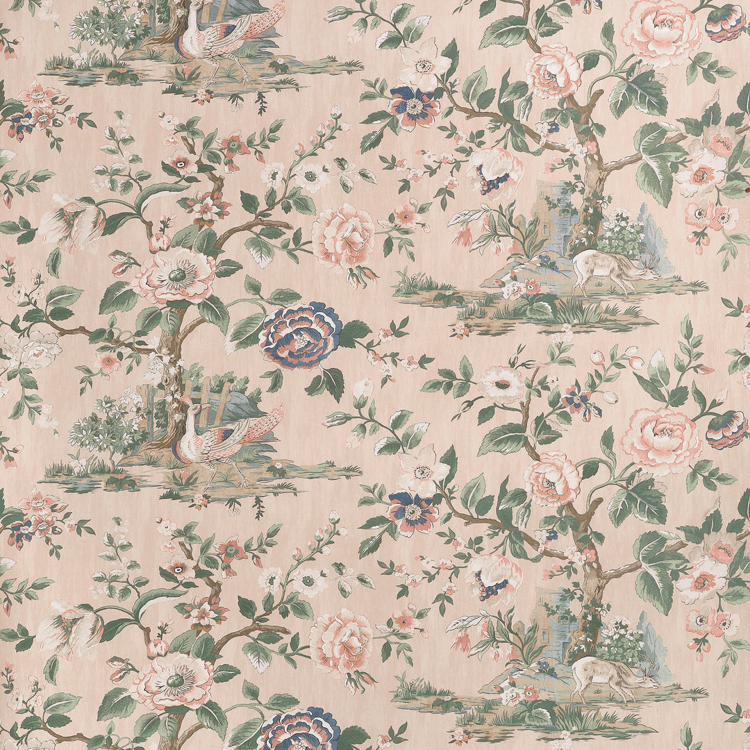 FOREST LODGE - Apricot By Thibaut Wallpaper