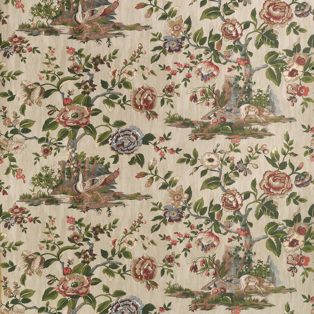 FOREST LODGE - Flax By Thibaut Wallpaper