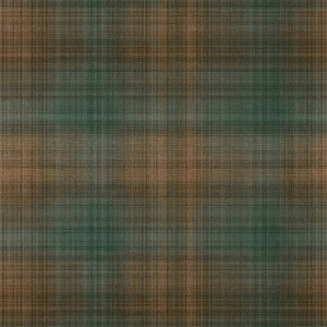 Inverness Teal and Clay TWW10976 by Thibaut Wallpaper