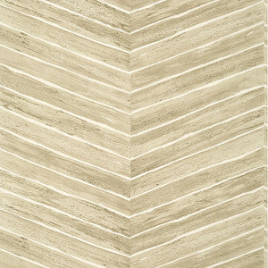 Wood Herringbone Taupe TWW14572 by Thibaut Wallpaper