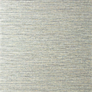 Woody Grass Metallic Silver TWW350 by Thibaut Wallpaper