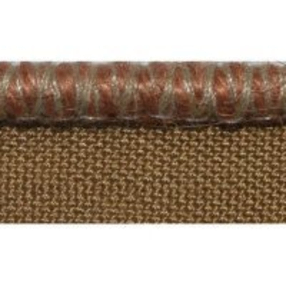 Tamba Rust by Europatex Fabric Tribal Delicates 30% Cotton, 25% Abaca, 25% Linen, 20% Jute 0.25 inches - Fabric Carolina -