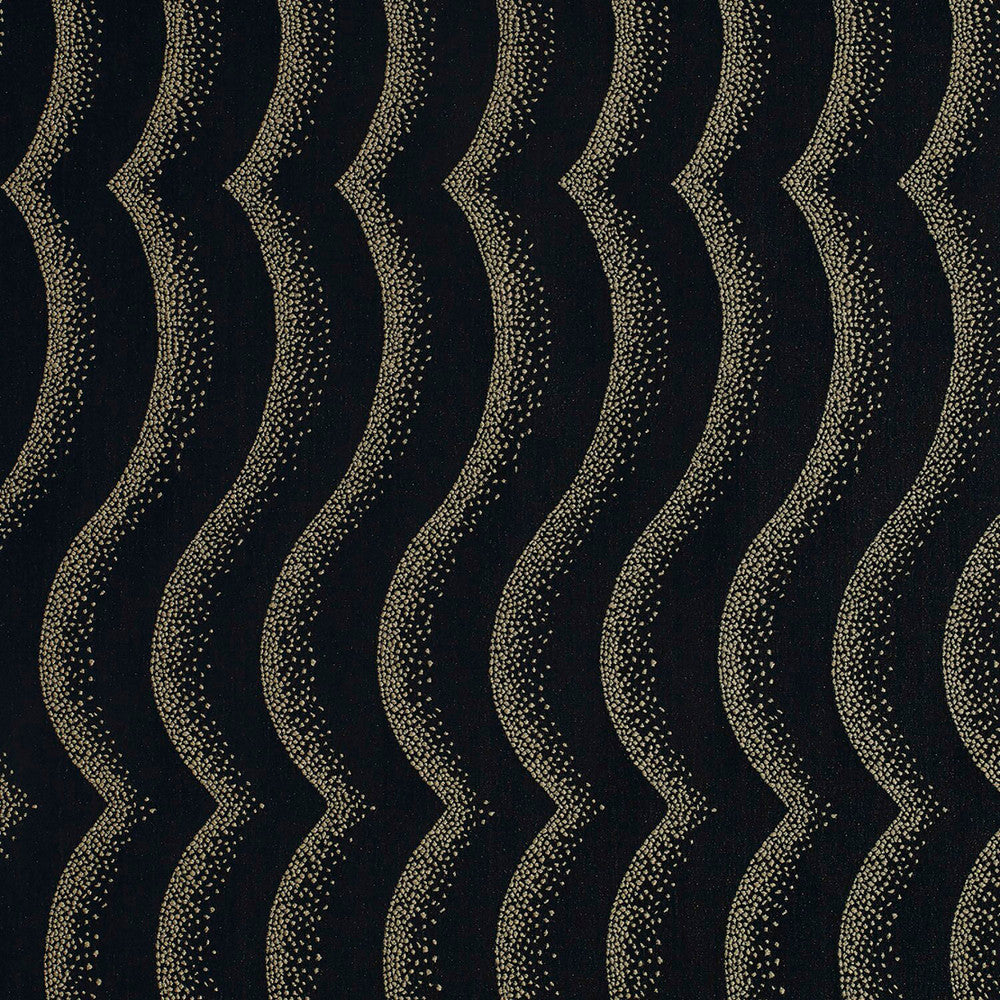 Tariffa Navy by Europatex Fabric A Social Affair 100% Polyester 2.5" H, 26" V 110.00 inches - Fabric Carolina -
