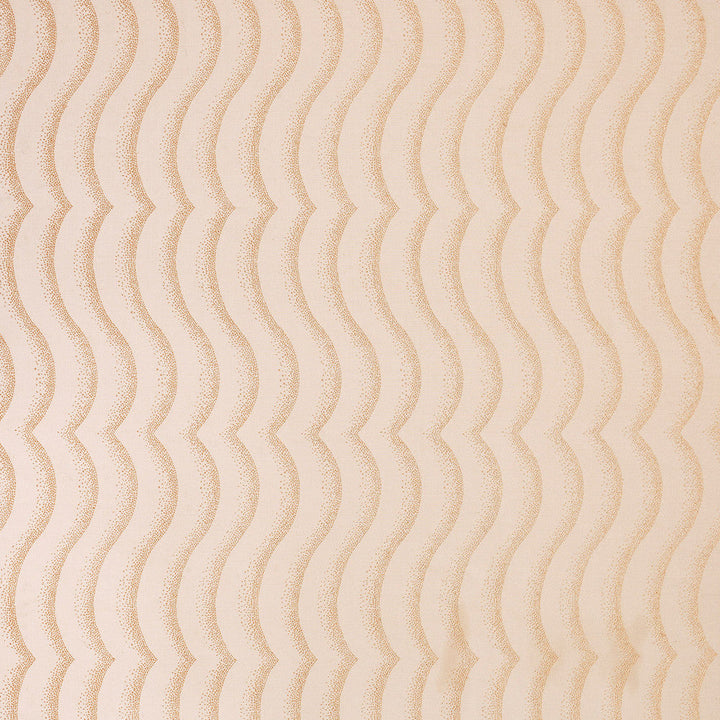 Tariffa Rose Gold by Europatex Designer Fabric Social Affair 100% Polyester China Horizontal: 2.5" and Vertical: 26" 110" - Swanky Fabrics -