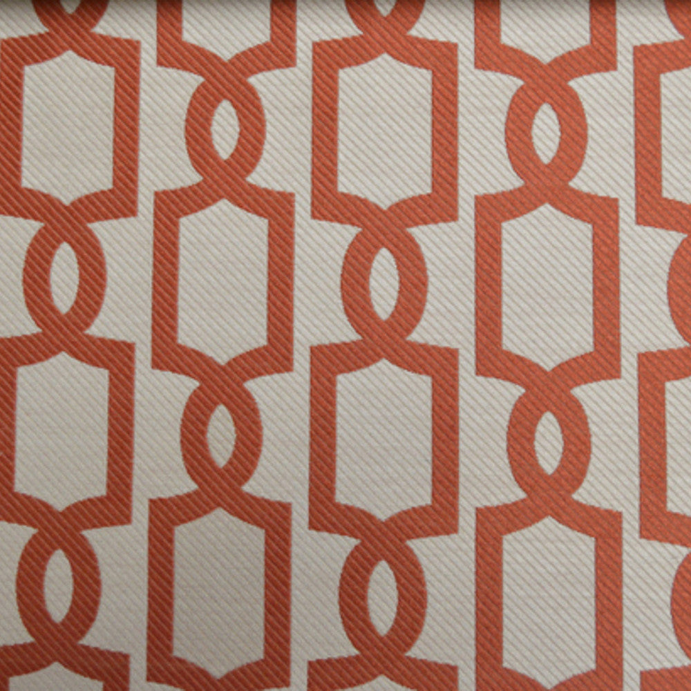 Aussie Tasmania Coral by Europatex Designer Fabric Aussie 70& Rayon, 30% Polyester 3.74" H, 3.15" V 57.00 inches - Swanky Fabrics -